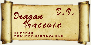 Dragan Vračević vizit kartica